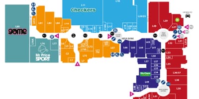 地図のケープゲートモール