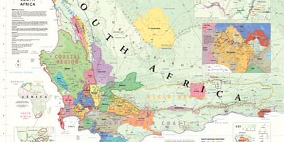 地図franschhoekワイナリー