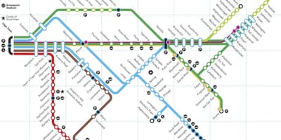 ケープタウン駅の地図