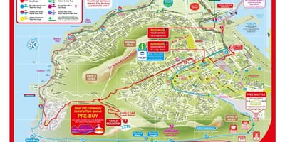 ケープタウンのホテル地図