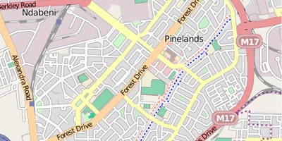 地図のトランドケープタウン