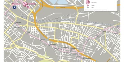 地図塩川ケープタウン