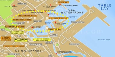 V&aのケープタウンの水辺地図