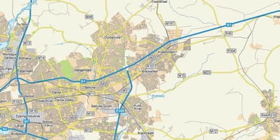 地図brackenfellケープタウン