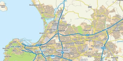 地図edgemeadケープタウン