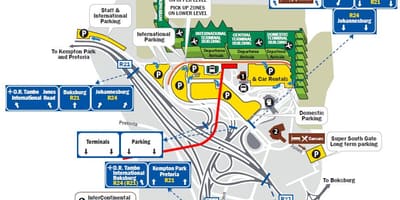 地図orタンボエアポート駐車場