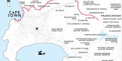 地図richwoodケープタウン 
